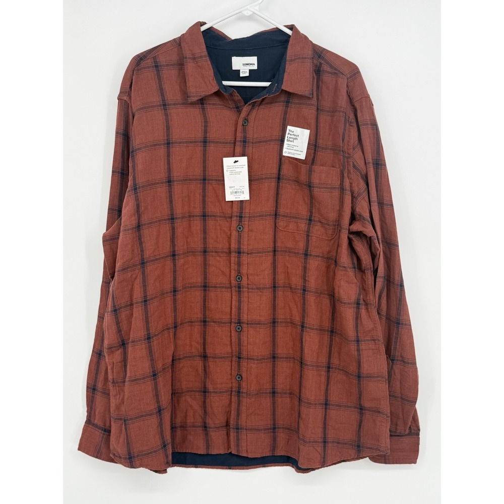 Sonoma Men's Long Sleeve Button Down XXL NWT